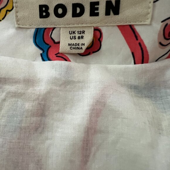 Boden Women's Size 8 (U.S) 100% Cotton Summer Dress - Picture 6 of 6